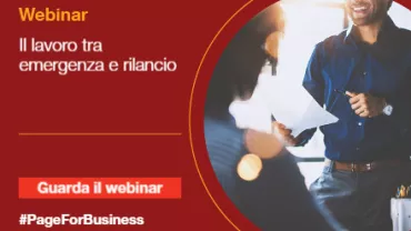 Webinar: Il lavoro tra emergenza e rilancio - Guarda il webinar